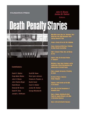 cover image of Death Penalty Stories